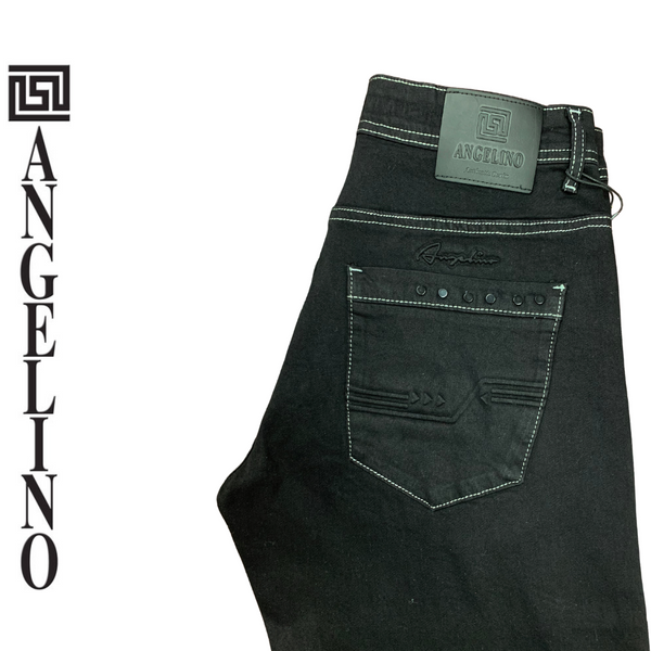 Angelino Classic Fit Black Jeans B20 Angelino.co.za
