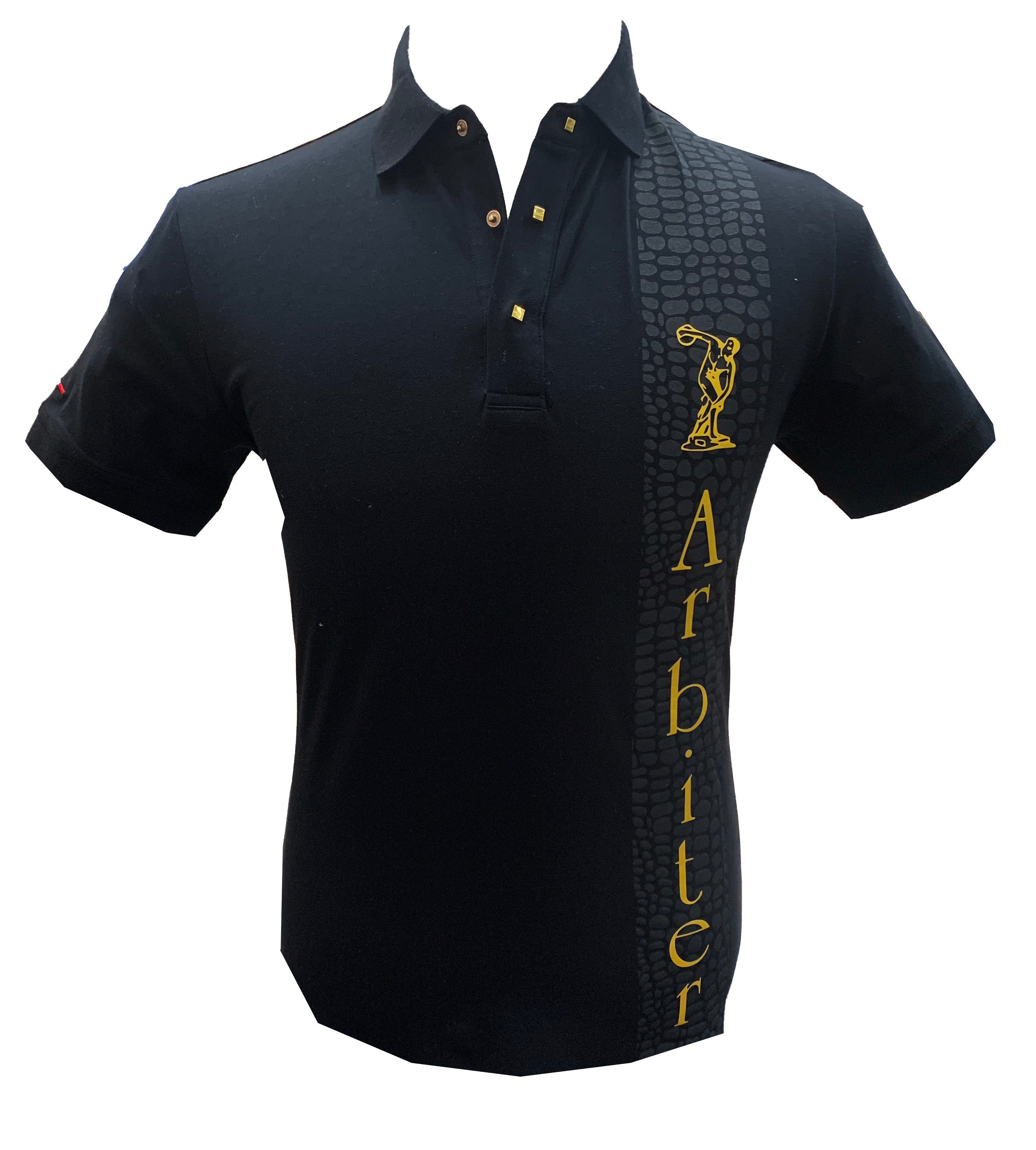 Arbiter Black And Gold Golfer