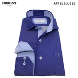 Fioruzzi  Art 51 Smart Casual  Shirt- Blue 16
