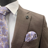 Arturo Vivaldi Marsilya Coffee Brown Suit