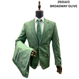 Arturo Vivaldi Broadway Olive Green Suit