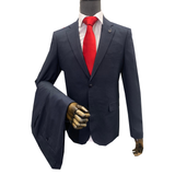 Arturo Vivaldi Navy Surface Interests Suit