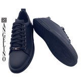Angelino Navy Black Matt Sneaker