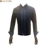 Angelino Art 113 Black Zip Shirt