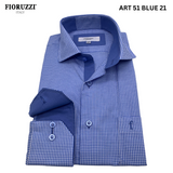 Fioruzzi  Art 51 Smart Casual  Shirt- Blue 21