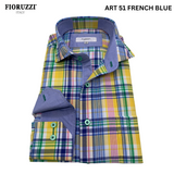 Fioruzzi  Art 51 Smart Casual  Shirt- French Blue