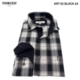 Fioruzzi  Art 51 Smart Casual  Shirt- Black 14