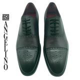 Angelino Kandahar Green Formal Shoe