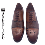 Angelino Kandahar Tan Formal Shoe