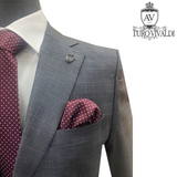 Arturo Vivaldi Self Check Grey Suit