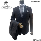 Arturo Vivaldi Self Check Black Suit