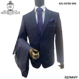 Arturo Vivaldi Self Check Navy Suit