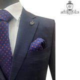 Arturo Vivaldi Self Check Navy Suit