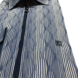 Angelino Art 43 Navy Zip Shirt