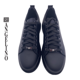 Angelino Navy Black Matt Sneaker