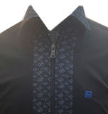 Angelino Art 113 Black Zip Shirt