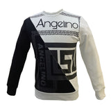 Angelino White/Black Rio Sweater