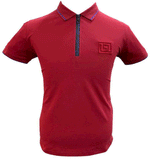 Angelino Raven Zip Golfer-Burgundy