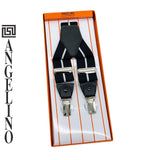 Angelino Black & White Braces