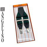 Angelino Green & Navy Braces