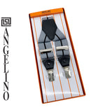 Angelino Grey & Black Braces