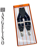Angelino Navy & Grey Braces