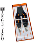 Angelino Navy & Orange Braces