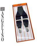 Angelino Navy & Hot Pink Braces