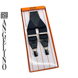 Angelino Navy & White Braces