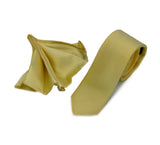Fioruzzi Yellow Tie & Pocket Square