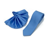 Fioruzzi Powder Blue Tie & Pocket Square