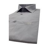 Angelino Slim Fit Grey Long Sleeve Shirt