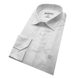 Angelino Slim Fit White Long Sleeve Shirt