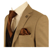Hermose Wool Touch 3 Piece Suit Beige