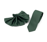 Fioruzzi Putty Green Tie & Pocket Square