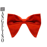 Angelino Red Bow Tie & Pocket Square Set