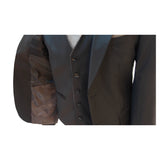 Hermose Wool Touch Trim 3 Piece Suit Black