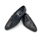 Corrente Black Slip-On Leather Shoe