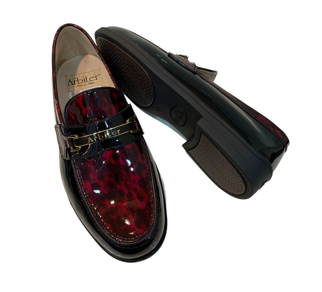 ARBITER Black Patent tarta Bordo - Main Image