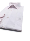 Angelino White Cotton Satin Long Sleeve Lounge Shirt