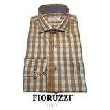 Fioruzzi  Art 51 Smart Casual Shirt-Orange 17