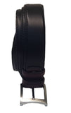 Angelino Full Grain Black Leather Belt