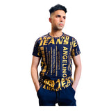 Angelino Galaxy Tee Shirt-Navy