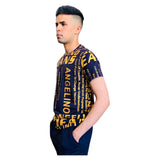 Angelino Galaxy Tee Shirt-Navy