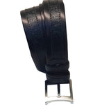Angelino Full Grain Black Leather Belt