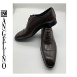 Angelino Formal Leather Shoe-Brown