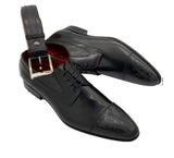 Corrente Black Lace up Leather Shoe